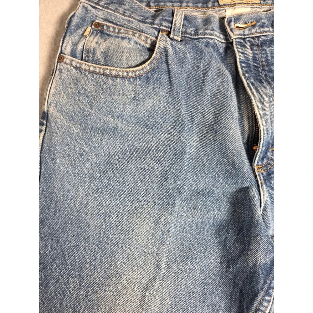 L.L.Bean Classic Fit Jeans Mens 35X29 Blue Medium Wash 100% Cotton Denim